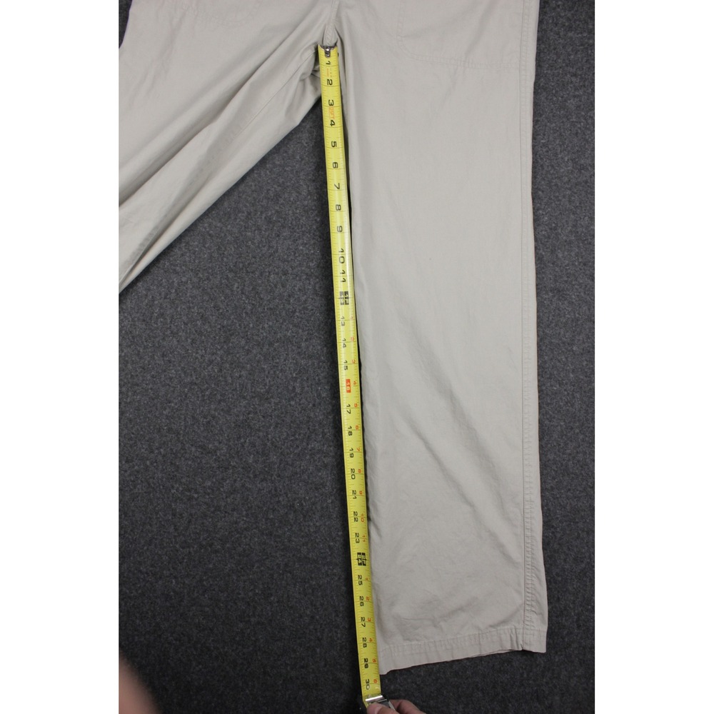 Columbia Khaki Chino Pants Womens Size 10 Tan Straight Leg Hiking Camping - Picture 5 of 10